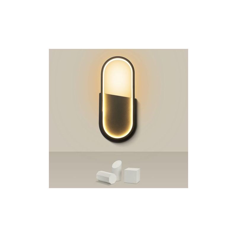 Taishengda Wandleuchte Für Den Innenbereich, Moderne 18-w-led-wandleuchte, Warmweiß (3000 K), Innenleuchte Aus Eisen Und Aluminium, 900 Lm, Ac 180–265 V, Für Wohnzimmer, Schlafzimmer, Flur, Treppenhau