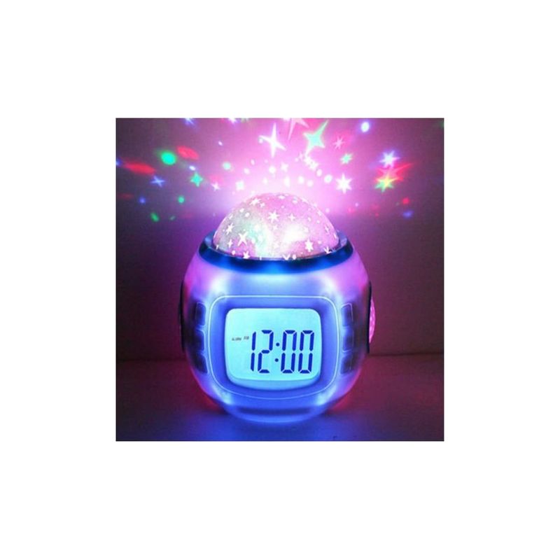 Taishengda Kinderwecker Für Jungen Und Mädchen Mit Musik, Led-sternenprojektor Und Nachtlicht – Weihnachts- Und Geburtstagsgeschenk Für Kinder Von 3 Bis 10 Jahren