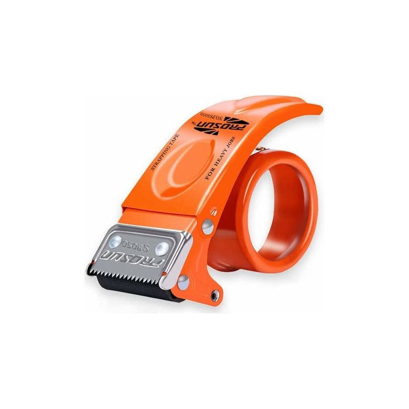 Taishengda Klebebandabroller, Manueller Abroller Für 50 Mm (2 Zoll) Verpackungsklebeband, Handabroller, Orange