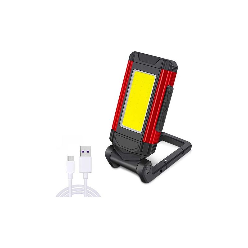 Taishengda - Wiederaufladbare Arbeitsleuchte Mit 1800 Mah - 7 Beleuchtungsmodi - Wasserdicht Nach Ipx6 - Magnetfuß - Für Feuchte Baustellen Und Mechanische Reparaturen