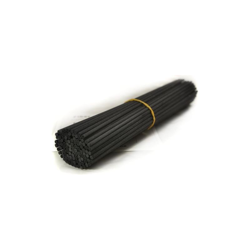 Taishengda-100 Stück Faser-diffusorstäbchen Für Parfümaromen (25 Cm X 3 Mm, Schwarz)