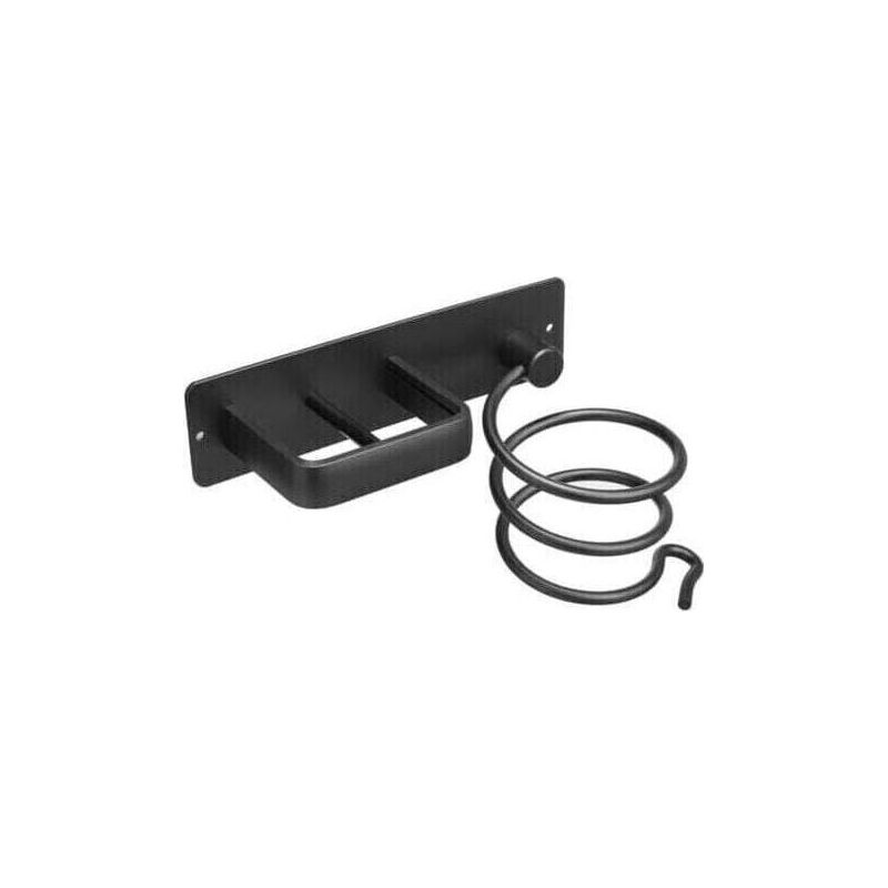 Taishengda Haartrocknerhalter Aus Aluminium – Spiraldesign – Maße: 13,5 X 22,5 X 10,5 Cm – Schwarz