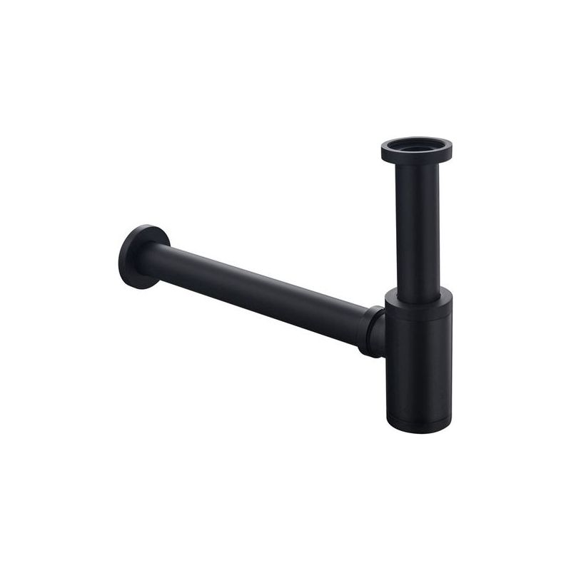 Taishengda Universeller Siphon Für Waschbecken Und Spülen – Schwarz – Mit Reinigungsöffnung – Design-siphon – Rohrsiphon