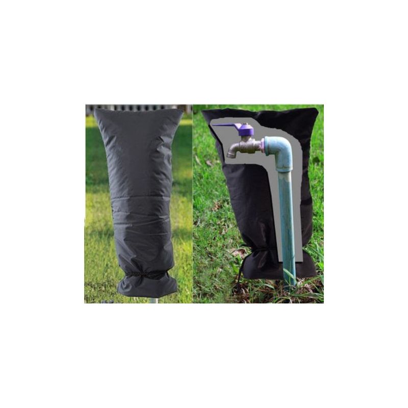 Taishengda Frostschutz-wasserhahnabdeckung, Dickere Wasserhahnabdeckung Gegen Frost, Regen Und Schnee, Garten- Und Hof-außenwasserhahnabdeckung, Schwarz (20x5133cm)