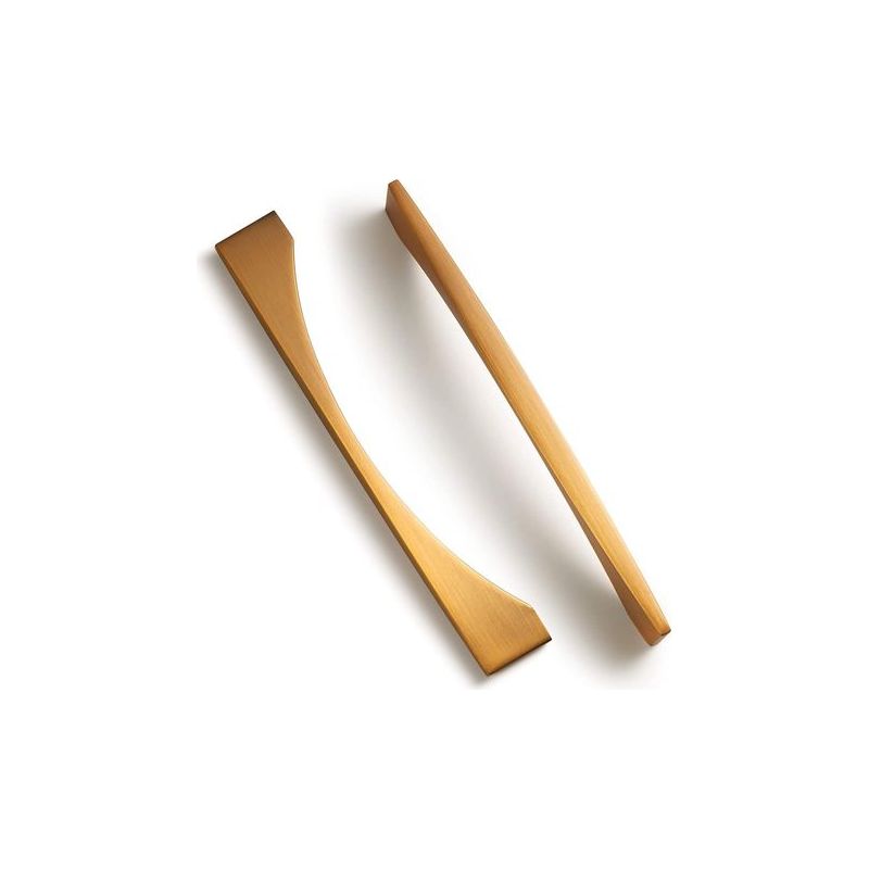 Taishengda-6 Stück Schwarze Küchenschrankgriffe, T-griffe Für Schubladen (lochabstand 192 Mm, Kaffeebraun)