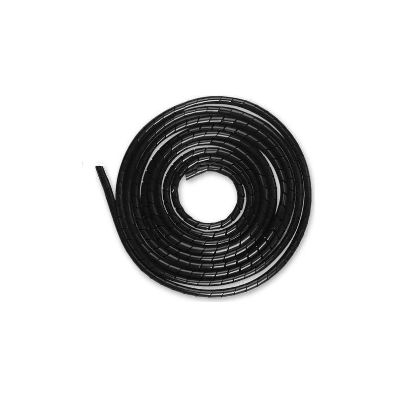 Taishengda Universeller Flexibler Spiralkabelschutzschlauch 4 Mm, 6 Mm, Kabelmanagement-set, 2er-pack Spiralkabelschutzschläuche Zum Schutz Von Tv-/pc-/usb-/tv-/aux-antennenkabeln (10 M), Schwarz