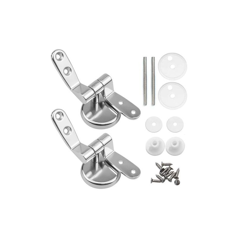 Taishengda – Wc-sitzscharnier-aktion, 2er-pack Ersatzscharniere Für Wc-sitze Mit Zinklegierungsbefestigungen