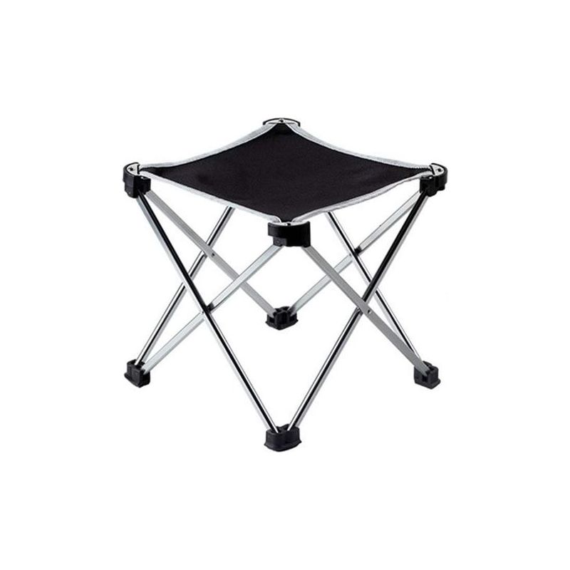 Taishengda – Tragbarer Klapphocker, Angelstuhl Aus Aluminiumlegierung, Campingstuhl, Tragbarer Angelstuhl, Klapphocker, Silber