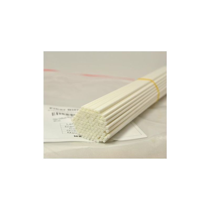 Taishengda-100 Stück Faser-diffusorstäbchen Für Parfümaromen (25 Cm X 3 Mm, Weiß)