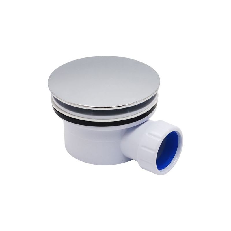 Taishengda-71108102 Extraflacher Duschablauf Mit Kuppelform Aus Abs, Weiß