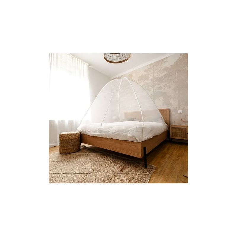 Taishengda – Pop-up-moskitonetz Für Bett Und Garten Mit Reißverschluss, 180 X 200 Cm