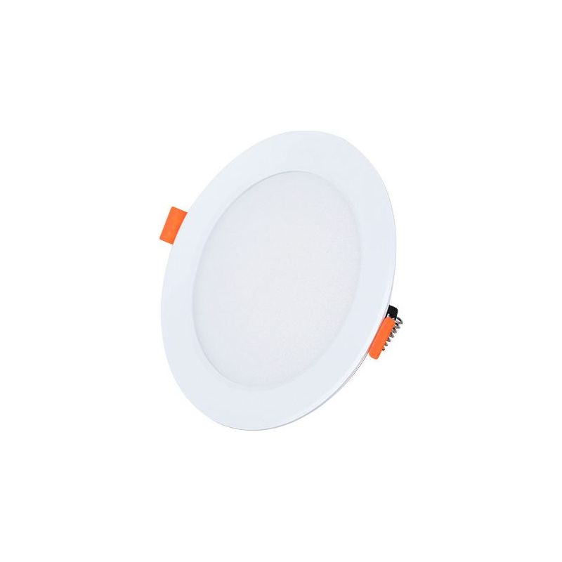 Taishengda – 4 Stück, 7-w-led-einbaustrahler, Runde Led-deckeneinbaustrahler. Weißes Gehäuse, Neutrales Licht (4000 K), 11 Cm Durchmesser, 8–9 Cm Einbauöffnung. Geeignet Für Wohnzimmer, Einkaufszentre