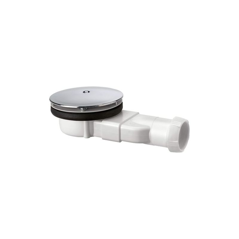 Taishengda-726213002 Extraflacher Duschablauf Mit Kuppel Aus Abs, Weiß