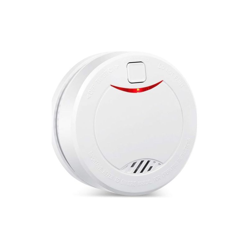 Taishengda Rauchmelder Mit 10 Jahren Batterielebensdauer, Brandmelder Mit Fotoelektrischem Sensor, Automatisierter Testfunktion Für Zuhause/geschäft/unternehmen