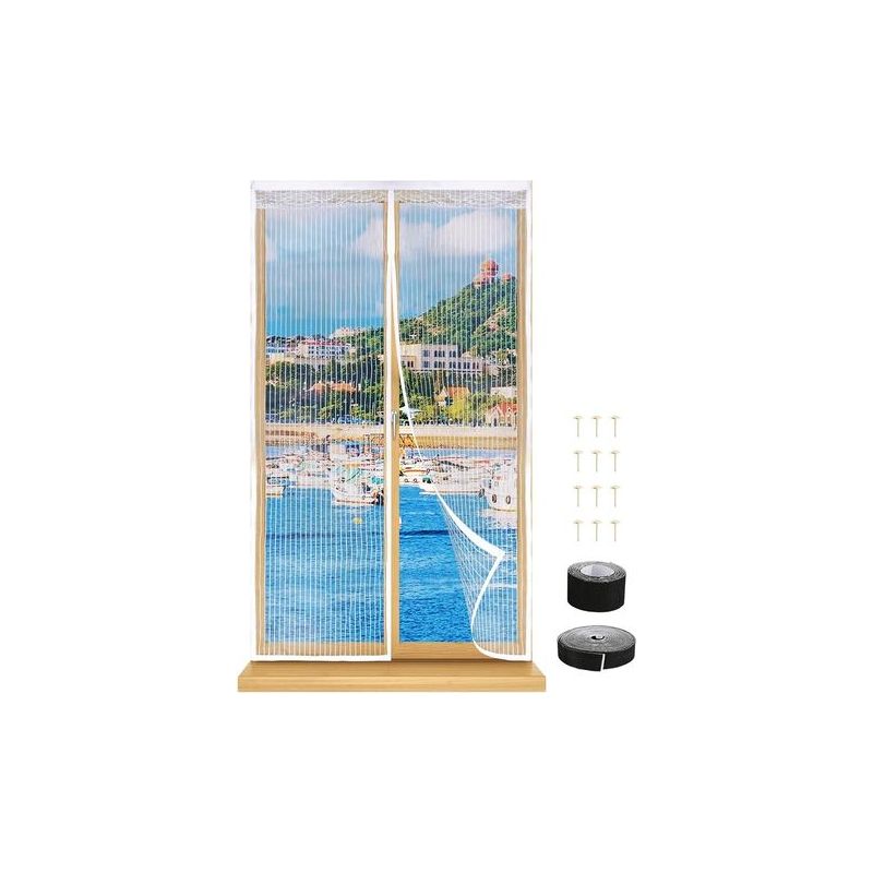 Taishengda Zuschneidbares Fenster-moskitonetz 130 X 150 Cm, Insektenschutznetz Mit Klebestreifen, Feinmaschiges Fliegengitter Ohne Bohren – Transparent Weiß