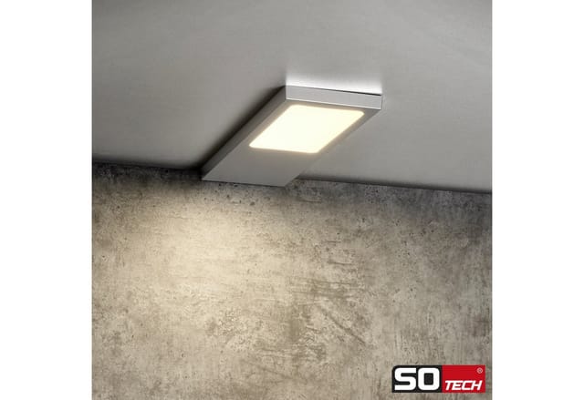 So-tech - sotech LED-Möbelleuchte giulia ii silbergrau, 2700K warmweiß, Einzelleuchte