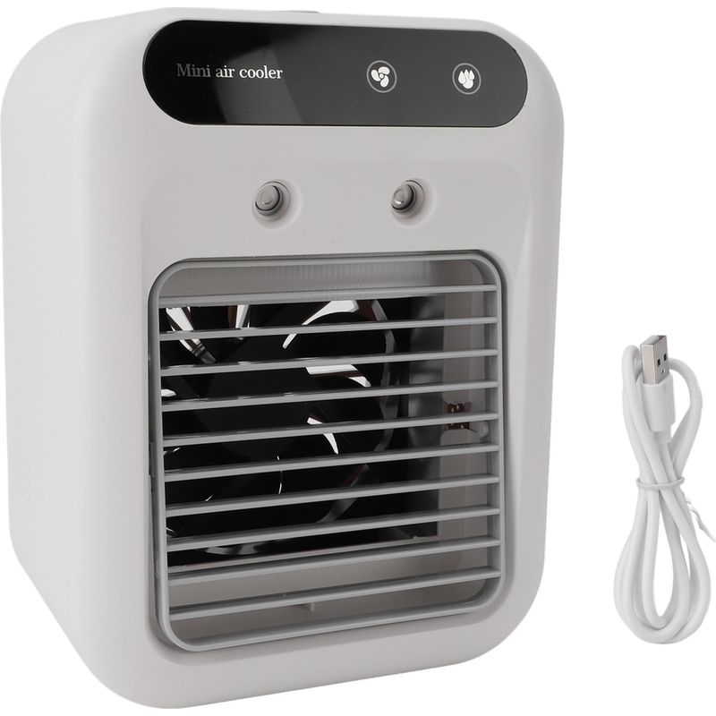 Tragbarer Klimaanlagenventilator, Usb-luftkühler Mit Sprühbefeuchtung Für Zuhause, Camping Und Büro
