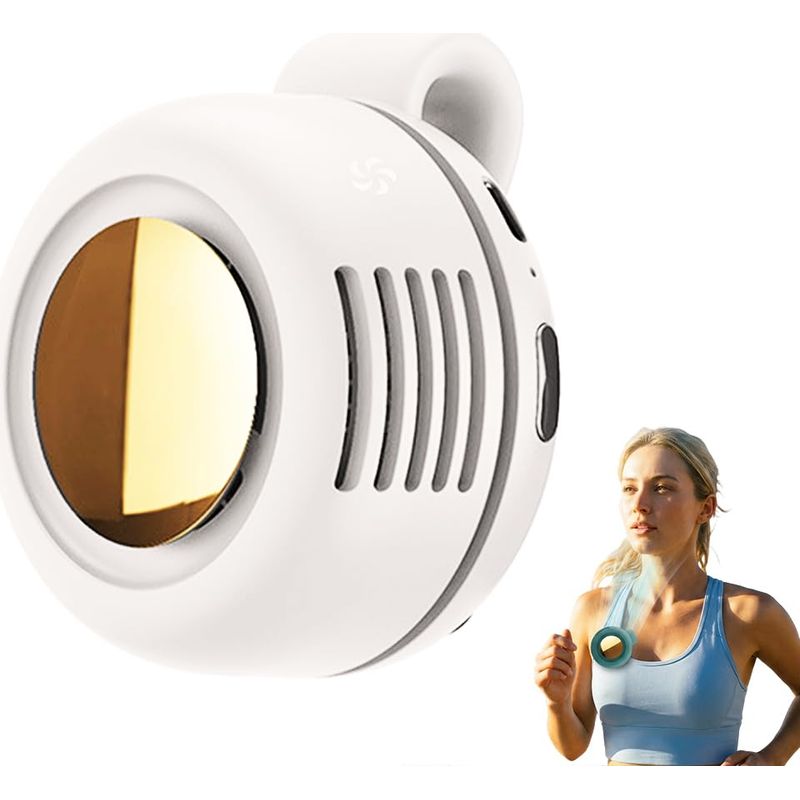 Mini-tragbarer Ventilator Mit 3 Geschwindigkeitsstufen, 2026 Kleiner, Leiser Ventilator, Wiederaufladbarer Clip-ventilator Für Reisen, Büro, Sommergeschenk Für Outdoor-liebhaber (weiß)