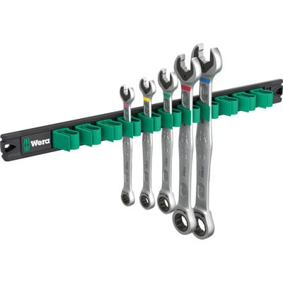 Wera 05020015001 9631 Magnetstreifen 6000 Joker 2 Set de Ratschenschlüssel de Maul und Ring, 6tlg.