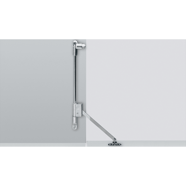 MB-Klappenhalter, Klassik d 21581 vernickelt, links - Hettich