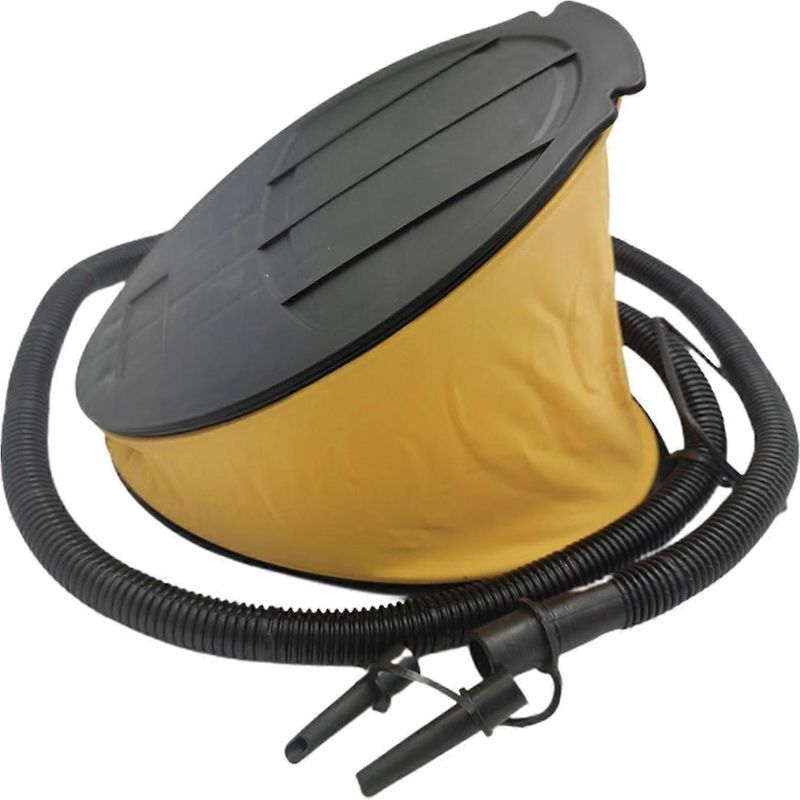 Balg-fußpumpe, Tragbare Luftpumpe Zum Aufpumpen Von Matratzen, Schlauchbooten, Gymnastikbällen, Ballons Und Bojen