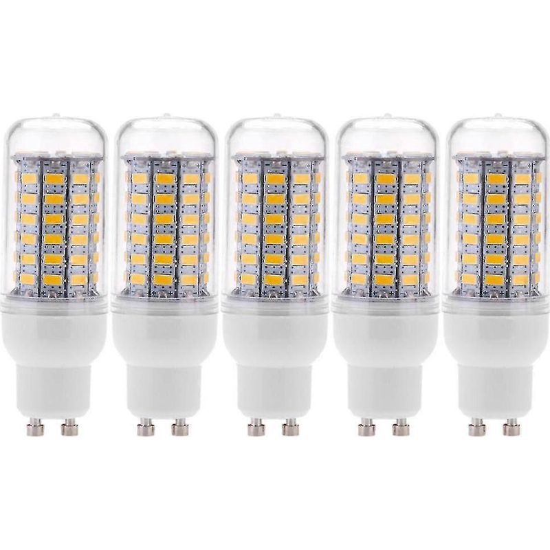 Packung Mit 5 Smd 5730 10w Led-lampen (maiskolbenlampen), Energiesparende Led-beleuchtung, 360°-abstrahlwinkel, 200-240v, Warmweiß.