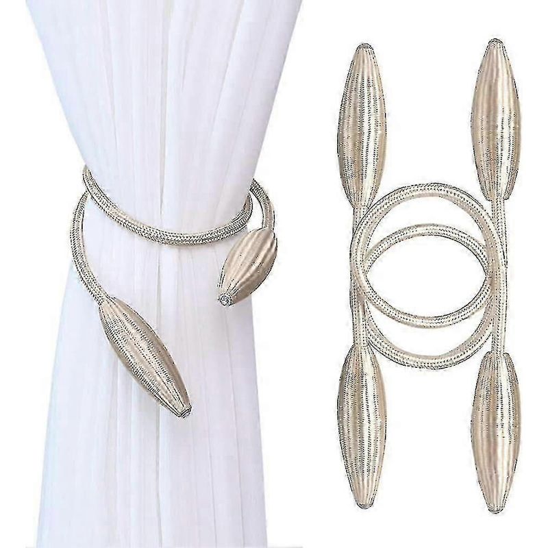 Set Mit 2 Kreativen, Gedrehten Gardinenhaltern, Dekorativer Halter