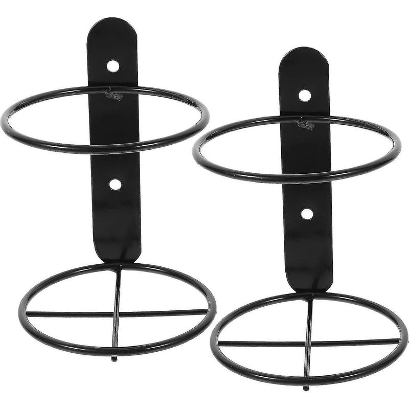 Set Aus 2 Wandflaschenhaltern Für Je Eine Flasche, Wandweinregal Für Die Hausbar