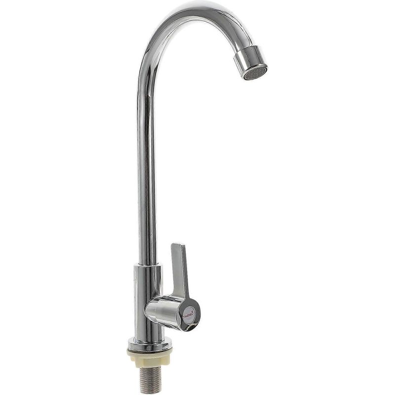 Robuste Badezimmerarmatur, Vertikalarmatur, Spiralförmiger Gemüsewasserhahn, Einzel-kaltwasserhahn, Küchenzubehör
