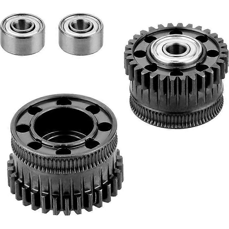 Verbessertes Extruder-zahnradset Für K2 Plus: Filamentantriebszahnrad Komplett Aus Metall, Vernickelt, Hohe Härte, Verschleißfest.