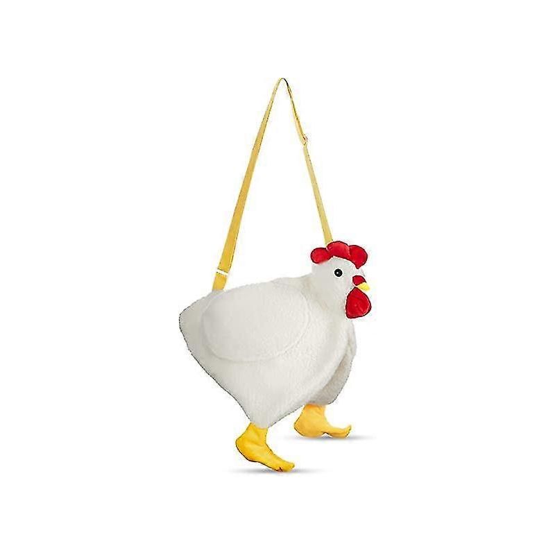 Niedliche Damenhandtasche Im Hühnerstil Mit Kreuzstichstickerei. Henn-tragetasche.