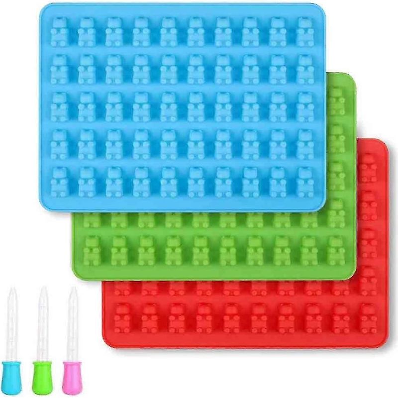 Silikon-süßigkeitenformen, Gummibärchenformen, Niedliche Schokoladenbärenformen