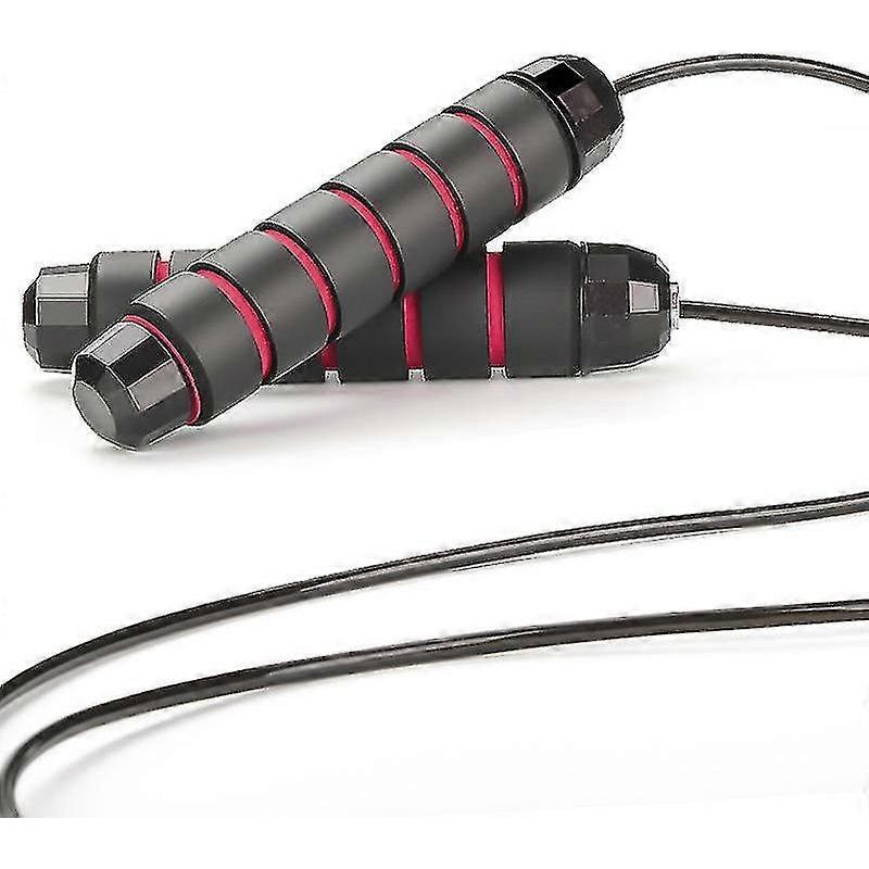 Springseil Mit Kugellagern, Kabel Und Griff Aus Memory-schaum, Ideal Für Cardio-übungen Wie Schnelligkeitstraining, Extreme Sprünge Und Ausdauertraining.