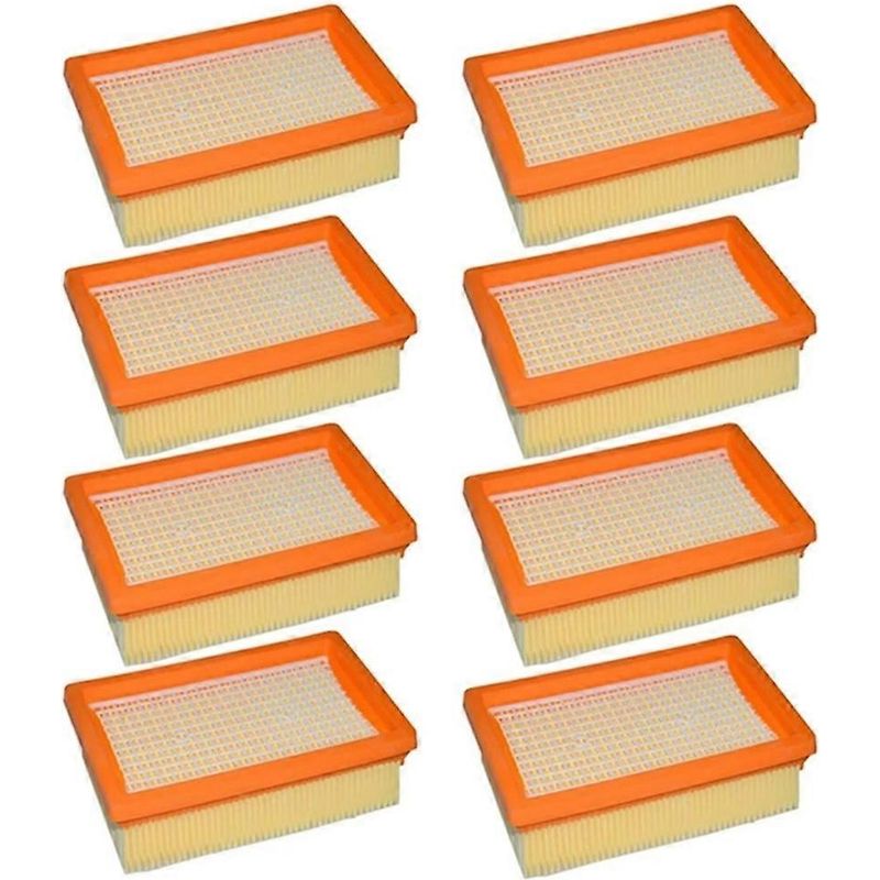 8er-pack Hepa-filter Für Die Staubsauger Mv4, Mv5, Mv6 Und Wd4, Wd5 Und Wd6 – Ersatzteile