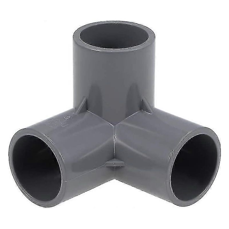3-wege-pvc-winkelstücke, Möbelqualität, 25 Mm Durchmesser, Graue T-stücke, 10er-packung