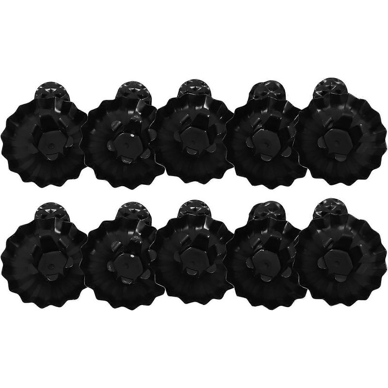 Set Mit 10 Metall-kerzenclips Für Weihnachtskerzen Und Andere Feierlichkeiten.
