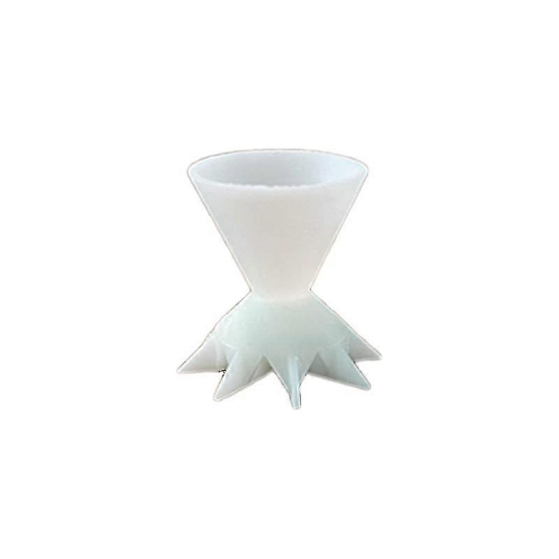 Mini-blumentrichter Zum Bemalen, Trennbecher, Diy-werkzeug Für Die „blumen-tauchtechnik“, Neu, 1 Stück – Weiß