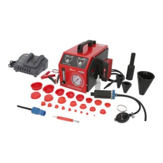 KS Tools Nebelmaschine zur Lecksuche, mit 2 Ah Akku, 36-tlg