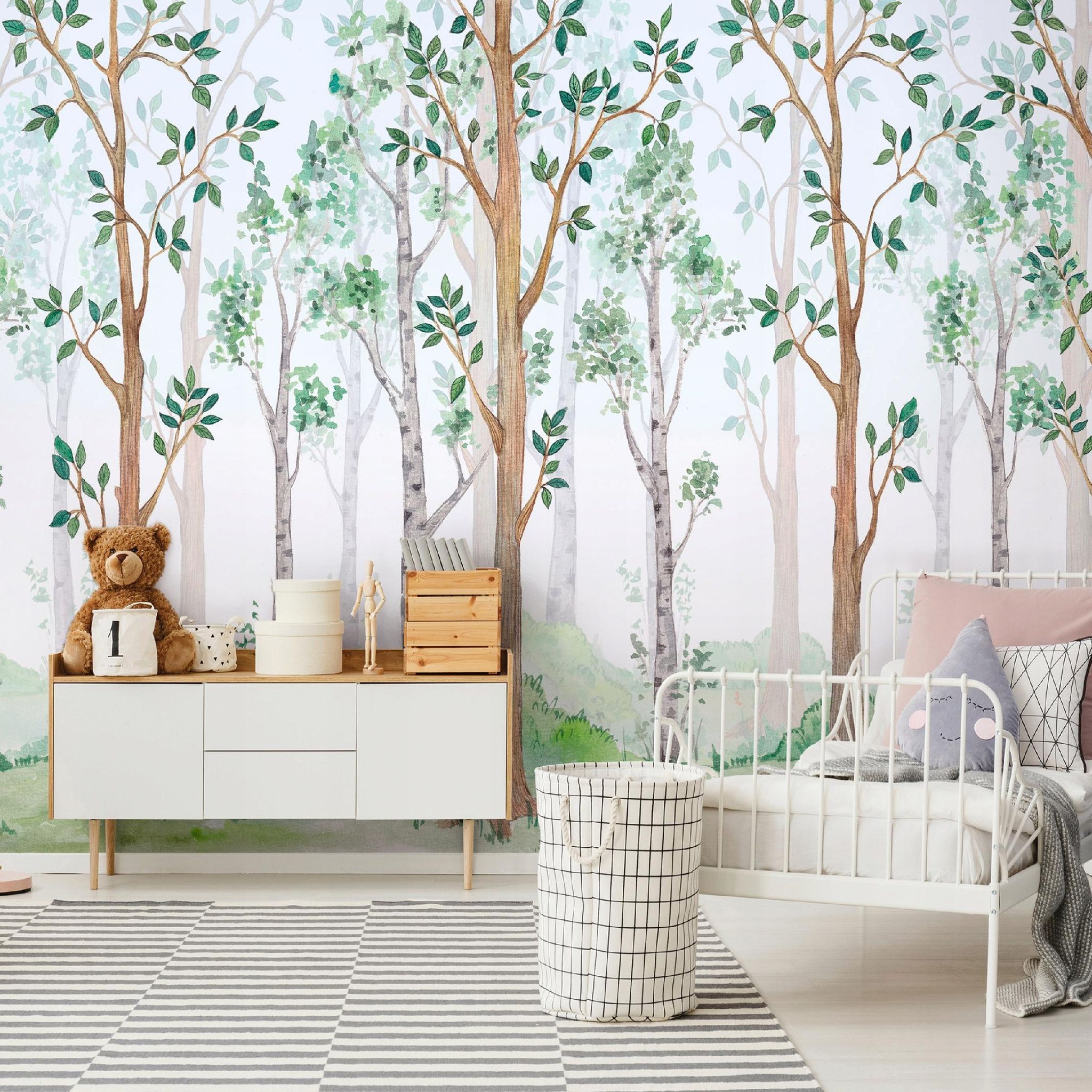 Fototapete Wald, Für Kinderzimmer, 200 X 140 Cm – Komplettset Inkl. Kleister & Anleitung