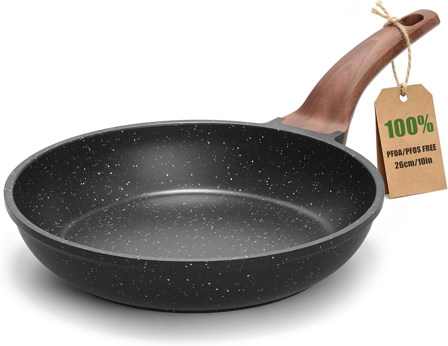 Yashe Aluminium-bratpfanne Bzdd-26rlg, 26 Cm, Grau, Antihaft