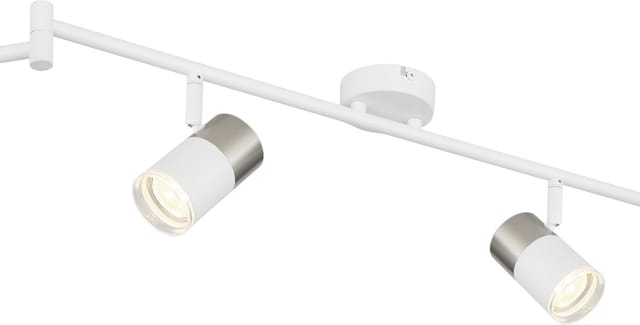 Deckenleuchte Deckenlampe Wohnzimmerlampe Weiß Strahler verstellbar 6-Flammig