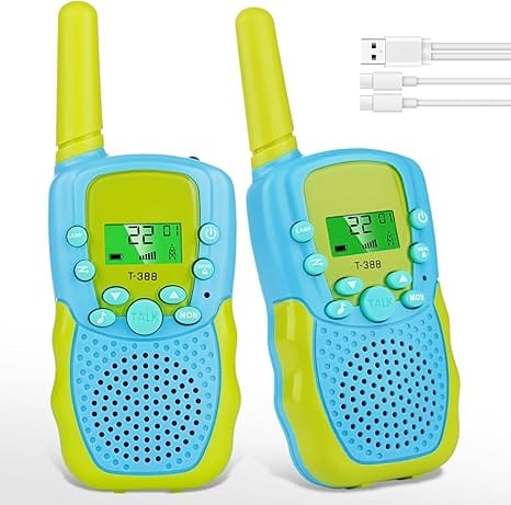 Walkie-talkies Für Kinder, Walkie-talkies Für Kinder, 2 Stück, Walkie-talkies, Spielzeug, Geschenke Für 4, 5, 6, 7, 8, 9, 10 Jahre, Strumpffüller Für Kinder, Mädchen, Jungen, Kleinkinder(keine Batteri