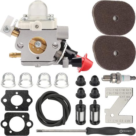 Fs56rc Fs40 Carburateur Pour Stihl Fs40 Fs50 Fs56 Fs70 Fc56 Fc70 Ht56 Ht56c Km56 Km56rc Kn56 Tondeuse Taille-bordures, Remplace C1m-s267a, 4144 120 0608