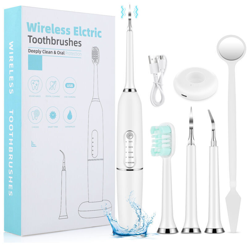 Brosse À Dents Électrique Avec Hydropulseur 3-en-1 - Ultrasonique + Irrigateur Buccal + Nettoyeur - Soin Complet