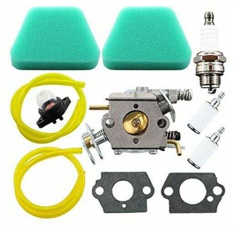 Carburateur Pour Tronçonneuse Poulan Et Poulan Pro 2250 2450 2550 2550le 260pro – Compatible Walbro Wt-625 Et Zama C1q-w9 – Avec Filtre À Air - 530035400