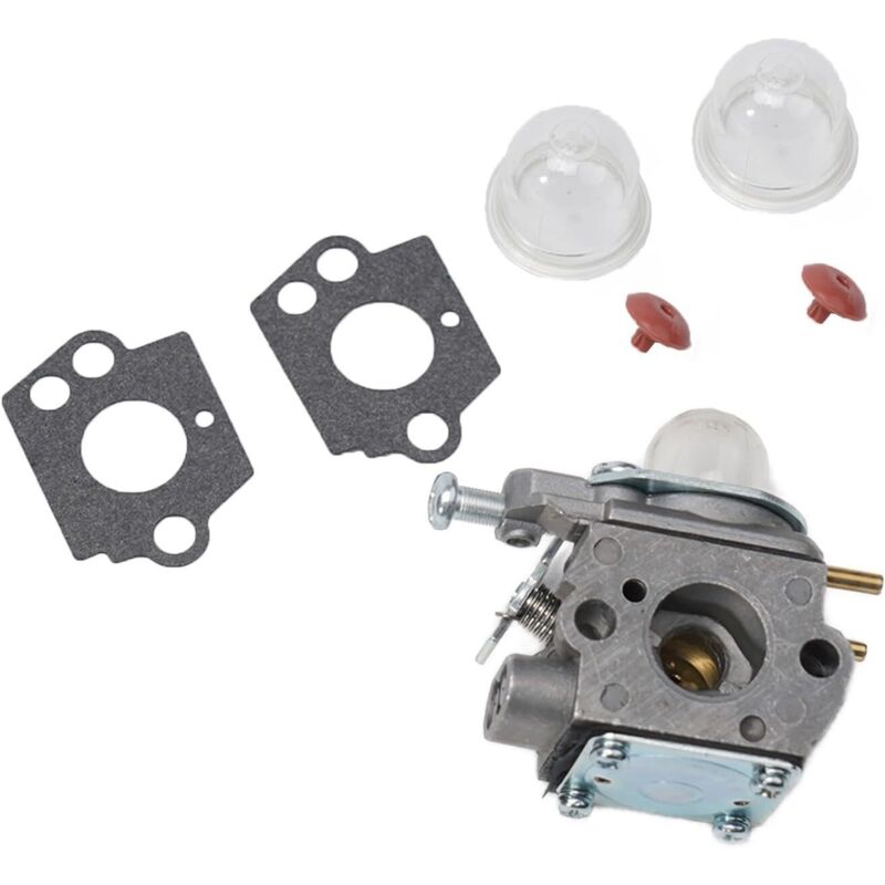 Kit Carburateur Pour Tondeuse Homelite Hbl26bp Hbc26sjs Hbl26bv Hbc26sb - Comprend Carburateur, Apprêts, Joint Et Clapet Anti-retour