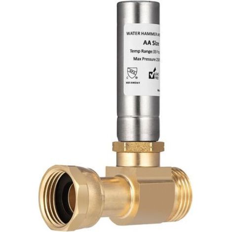 Sjqka – Clapet Anti-retour En Laiton 3/4 Pouces – Éliminateur De Coups De Bélier – Installation Horizontale/verticale – Pression Max 250 Psi - S-241