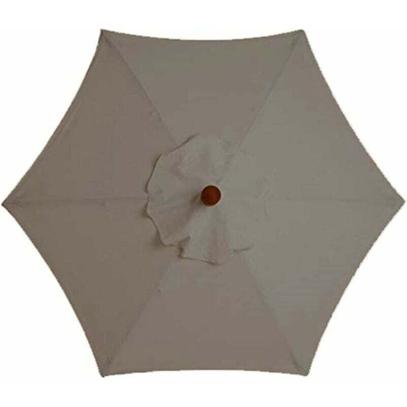 Housse De Parasol 3m – Imperméable En Polyester – Protection 100% Uv – Compatible Avec Cadres En Bois, Acier, Aluminium