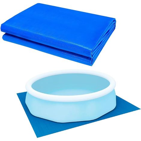 Tapis De Sol Pour Piscine, Bâche De Sol Rectangulaire, Hors Terre Tapis De Protection Pour Piscines Gonflables, Protecteur De Sol Piscine (335 335cm/131.9 131.9in)