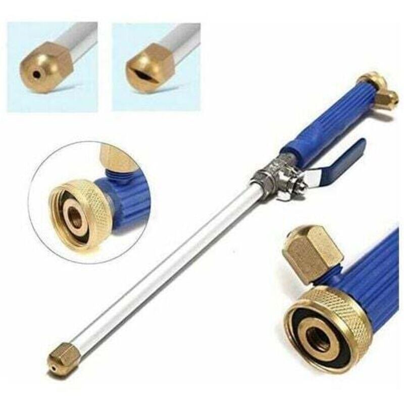 Jet Power Washer, High Pressure Water Gun, Pistolet A Eau Haute Pression Avec Buse, Lance À Eau Haute Pression Pour Tuyau D'Arrosage, Nettoyeur Haute Pression Pour Tuyau Arrosage